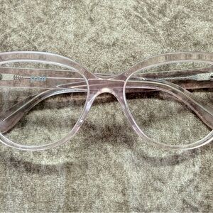 Quinn Pink Clear Glasses Frames